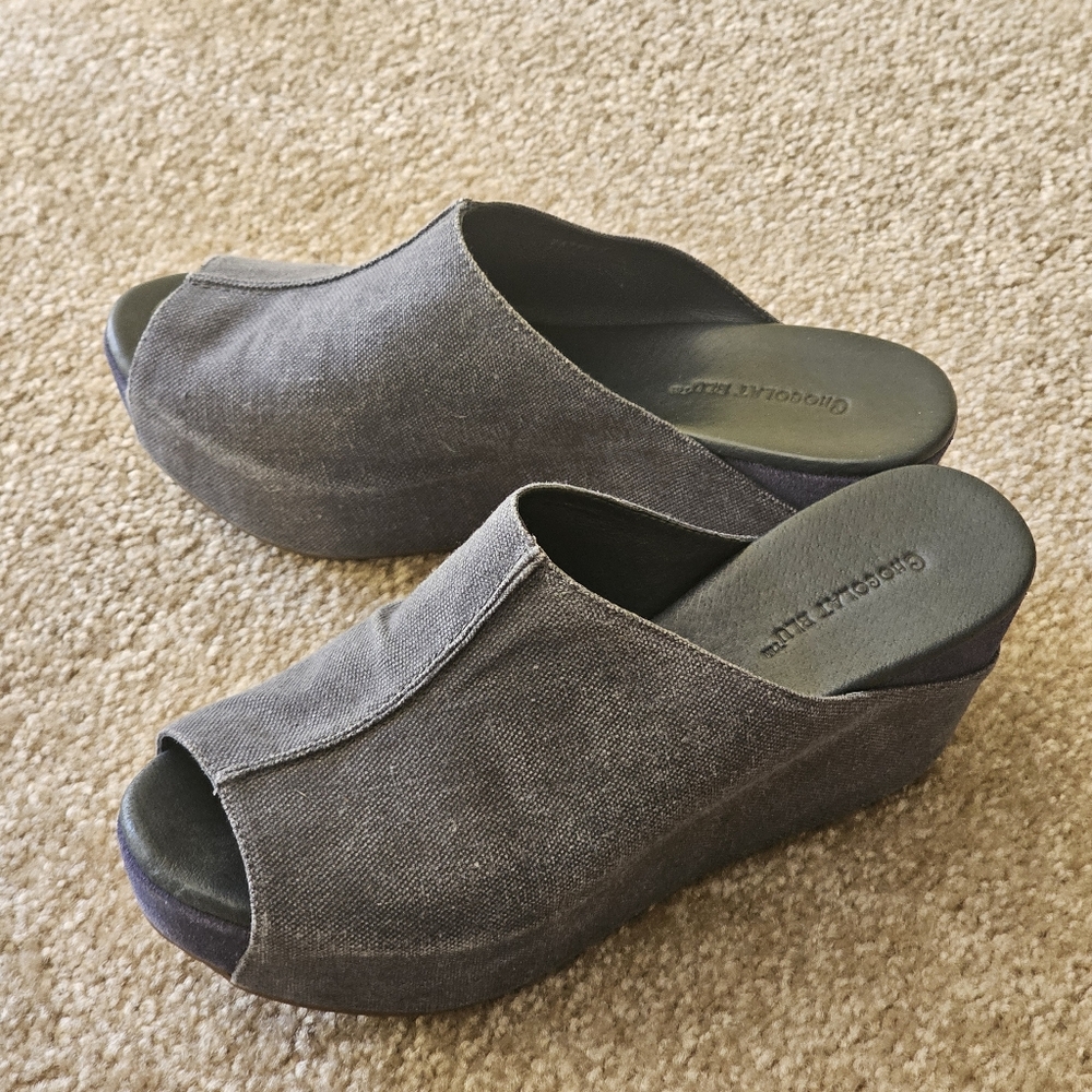 Watts Wedge Size 8 Denim - Picture 4 of 4